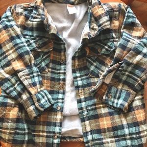Gymboree Shacket Flannel boys size XS (3-4)